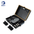 Indoor wall mount IP65 FTTH Passive Optical Points Terminal Box with SC 1x16 plc splitter 1X32 LC plastic box
